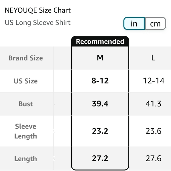 NEYOUQE Women's Size M Long Sleeve Lightweight Tunic Top Blue - Picture 6 of 13